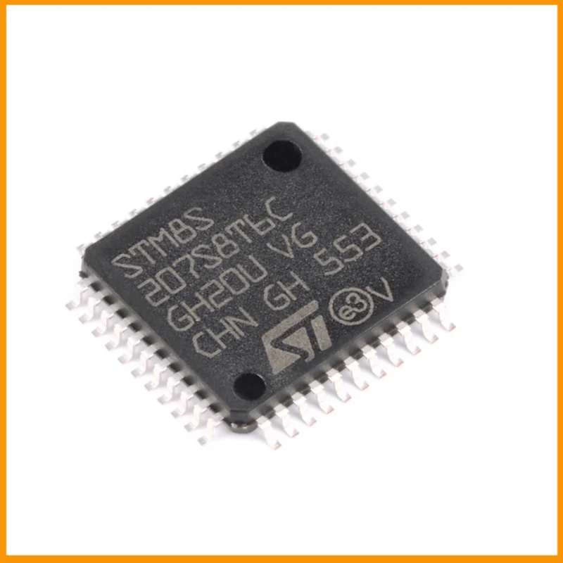 5Pcs/Lot  New Original  STM8S207S8T6C STM8S207  Microcontroller IC 8-Bit 24MHz 64KB (64K x 8) FLASH LQFP-44