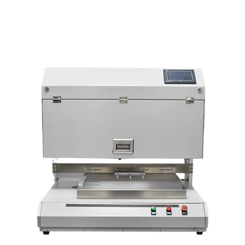 Automatic baking heat shrinkage casing machine Wire and cable heat shrinkage machine Desktop casing heating machine