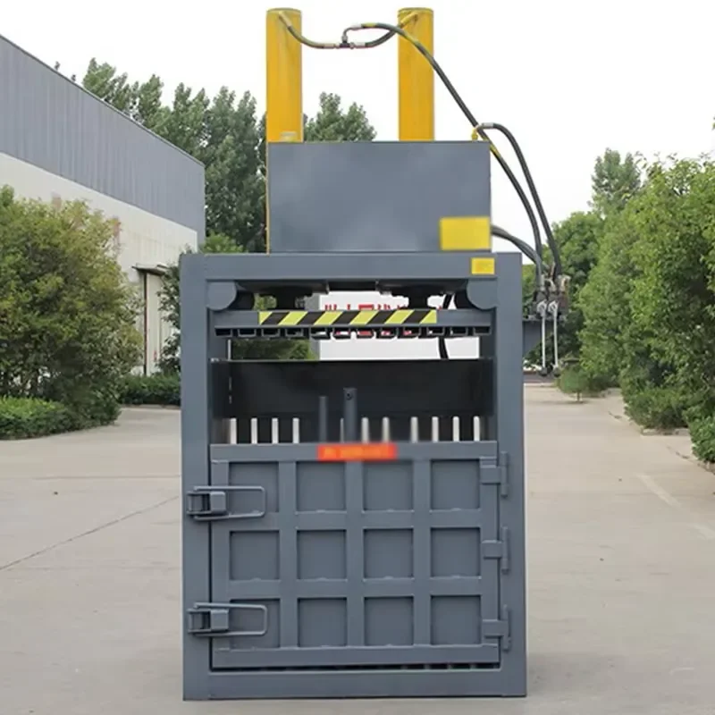 Heavy Hydraulic Clothes Baler Industrial Baling Machine for Compressing Textile Waste Garments Rags Into Compact