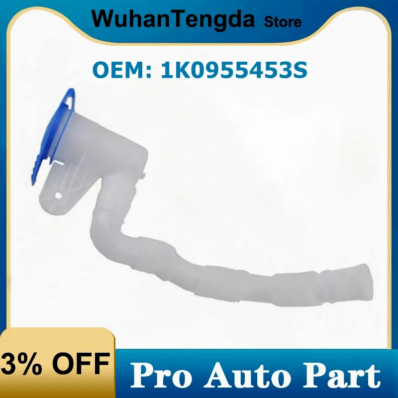 

Windshield Washer Reservoir Wiper Water Pipe Spray Bottle Filler Tube for VW Jetta Variant MK5 Golf Audi A3 1K0955453S