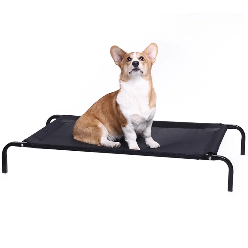 

Dog Bed breathable Dog Beds for large Dogs Sleeping Kennel Hanging Ground Dogs Bed for Pet Camping Beds Iron Frame Pet Kennel