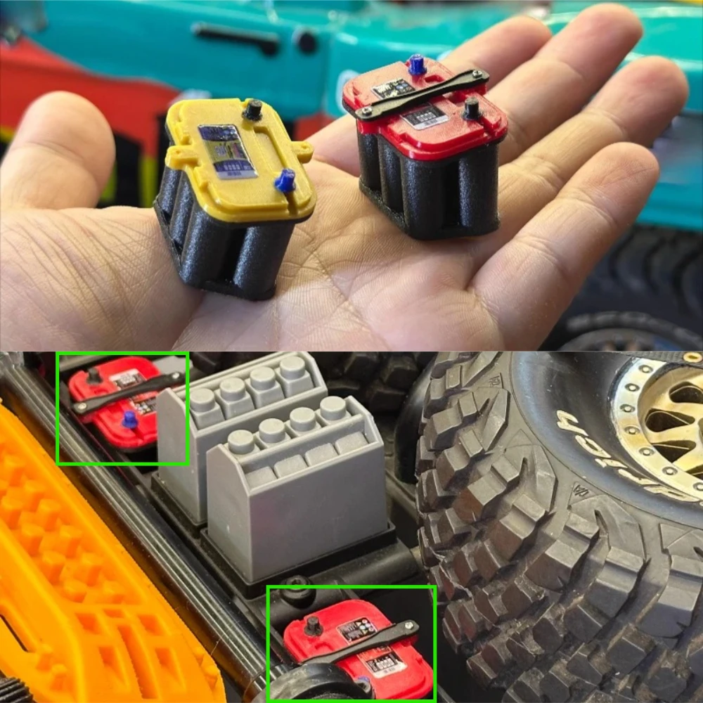 

Аккумуляторы с имитацией отсека двигателя для короткой карты 1/7 UDR, аксессуары TRAXXAS