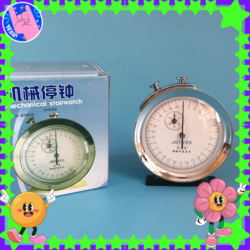 J01205 Mechanical Stop Watch 30 Seconds 0.1 Seconds 0.1s for Physical Sports Timing