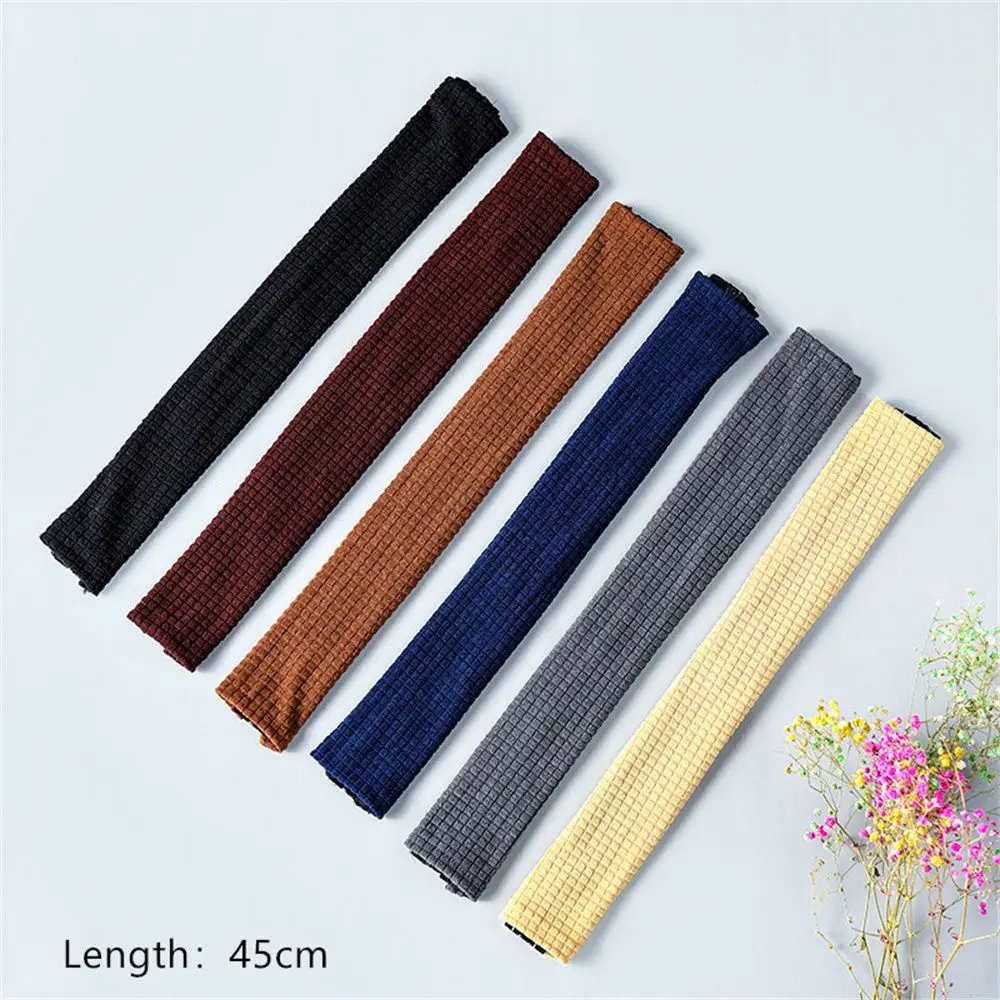1 Pair Solid Color Zip Armrest Covers Spandex Elastic Armrest Computer Chair Covers For Office Computer Chair Arm Rest Covers