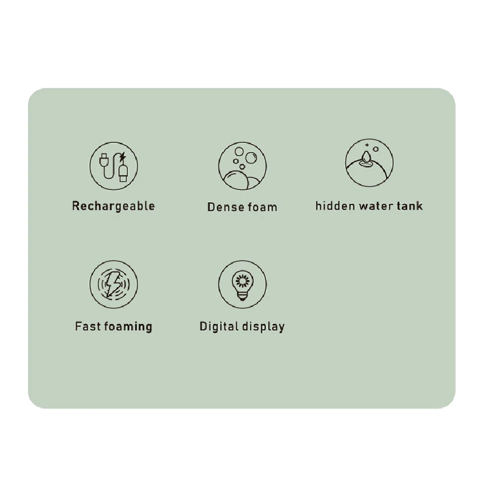 Dispensador de sabão automático sem toque, máquina de espuma líquida, sensor infravermelho montado na parede, mãos elétricas para crianças, lavagem das mãos