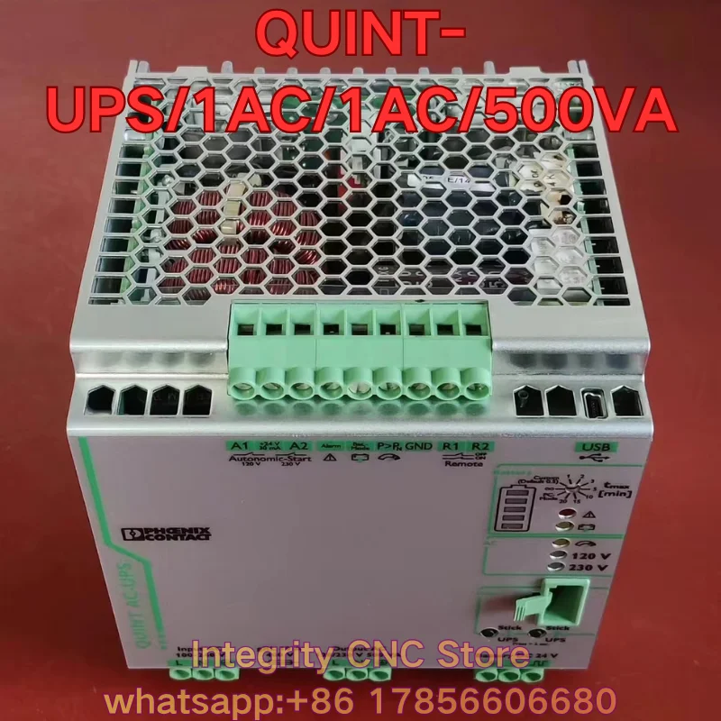 Second-hand QUINT-UPS/1AC/1AC/500VA module function test is normal 2320270