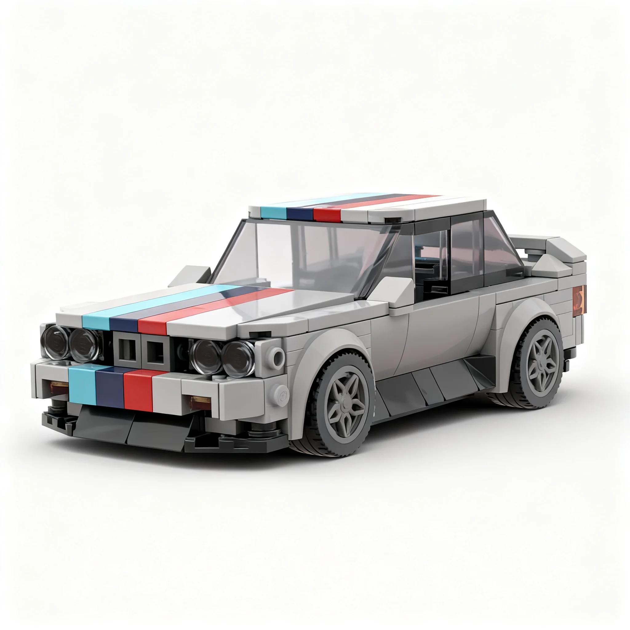 327pcs MOC city Champions BMWS E30 M3 Model Christmas Gift Interior Decoration Design Decorative Home Accent Tabletop Display