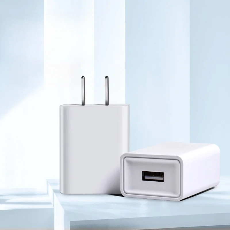 5V2A USB Wall Charger Plug Fast Charging Adapter Power Brick with 2-Prong US Plug for  Various Types of Phone Chargers