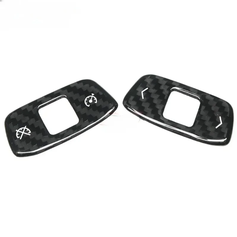 

For Chevrolet Corvette C8 Real Dry Carbon Fiber 2020-2023 Steering Wheel 3-Buttons 2-Buttons Decoration Cover Trim 2LT 3LT