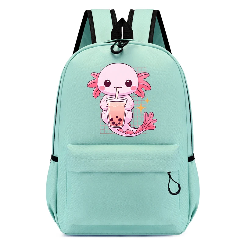 

Kids Schoolbag Cartoon Kawaii Axolotl Mermaid Anime Kindergarten Backpack Back To School Backpack Bags Children Kids Bookbag