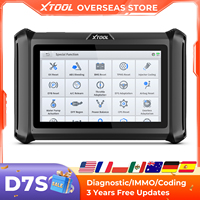 XTOOL D7S V2.0 OBD2 Scanner ECU Coding Car scanner Bi-directional Automotive Tool key programmer 39+ Resets with CANFD DOIP FCA
