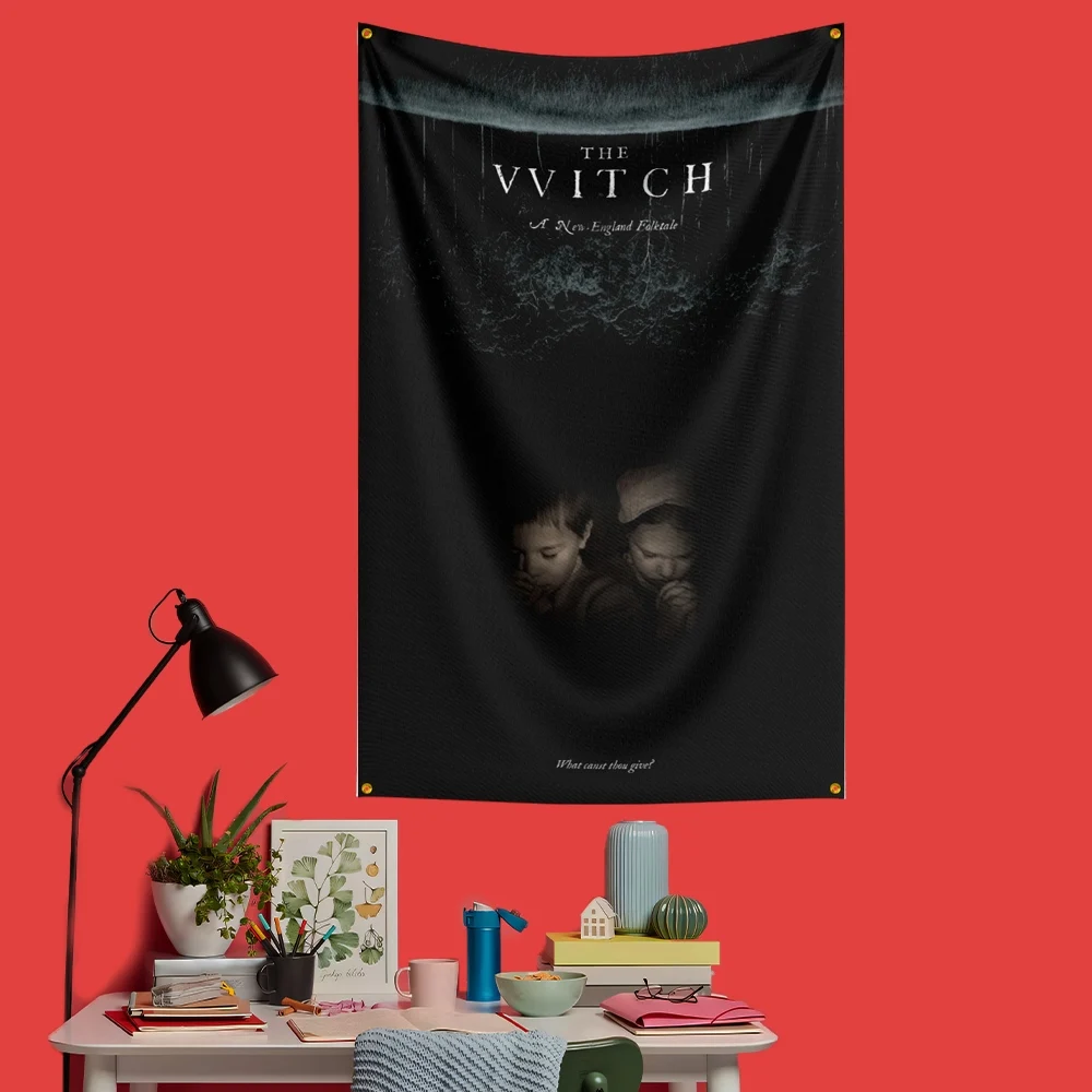 The Witch Inspired Flag 3x5 FT 90x150cm Polyester Decorative Banner Tapestry For Fans Bedroom Wall Decoration