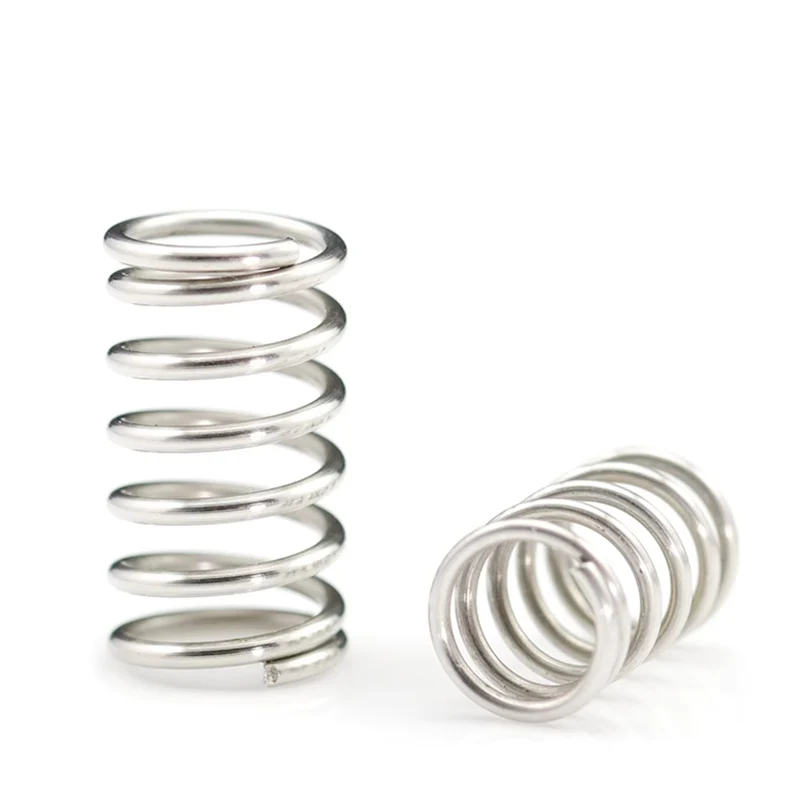 304 aço inoxidável Return Compression Spring, pequena Rust Resistant Return Spring, 1.2-1.4mm, 15Pcs