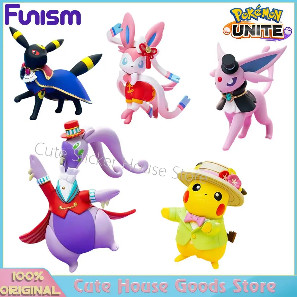 [in-stock]-original-funism-pokemon-unite-pikachu-espeon-sylveon-umbreon-goodra-9-12cm-game-anime-cute-figures-decoration-gifts