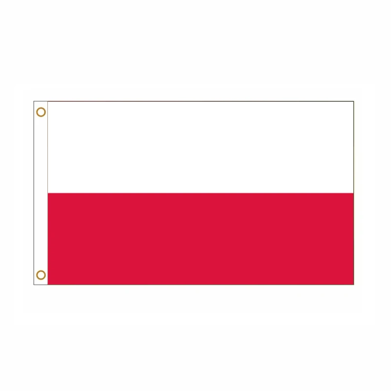 5 Pcs/lot Poland National Flag 90x150cm Poland Flag The Republic of Poland National Flag Rzeczpospolita Polska Flag 90x150cm