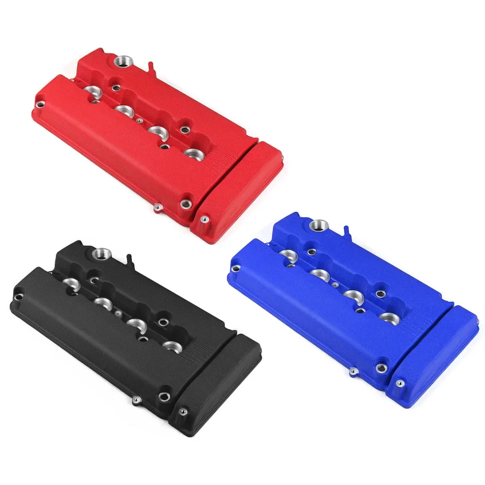 Rocker Valve Chamber Cover High Quality Aluminum Engine Cover For Honda Civic B16 B17 B18 VTEC B18C GSR with logo