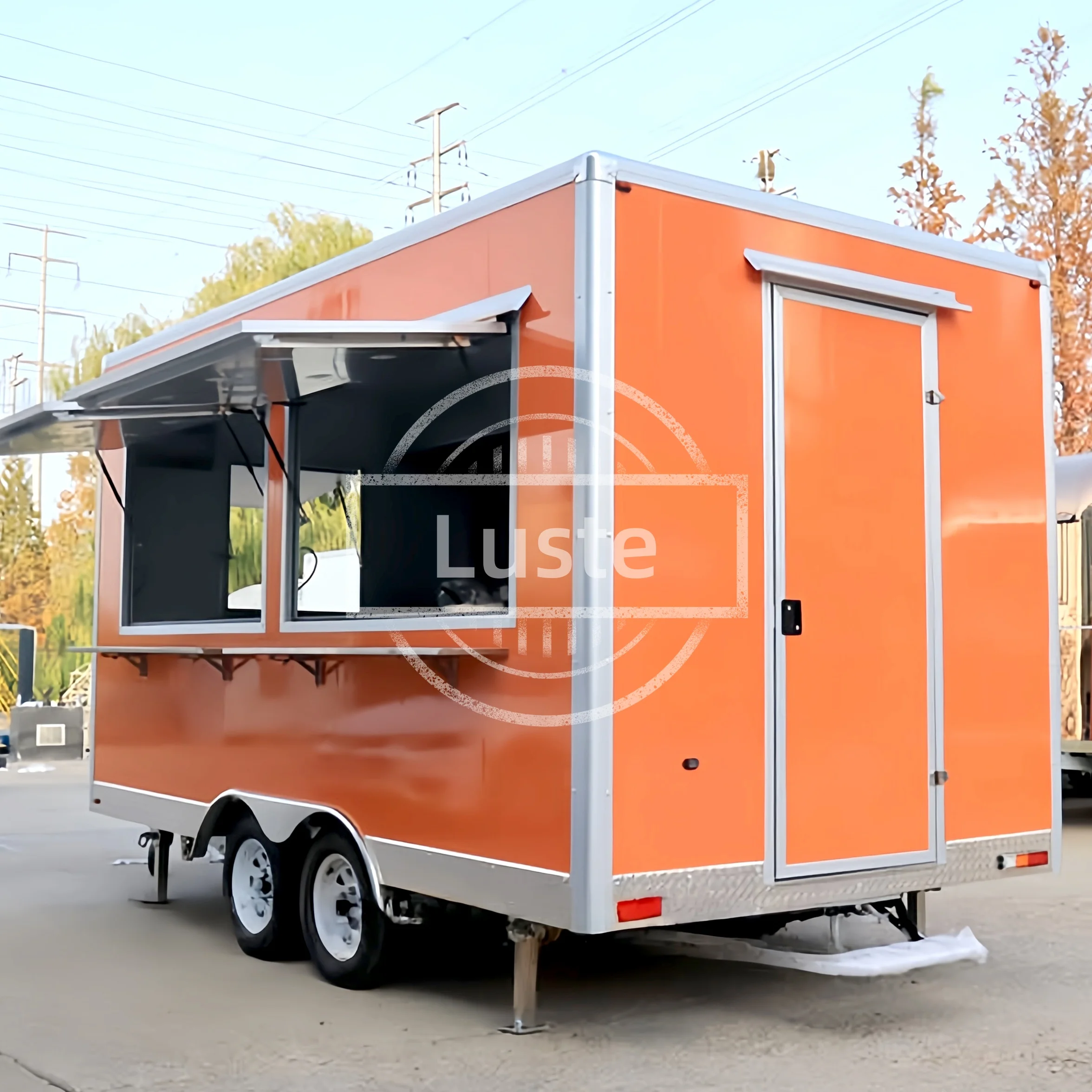 

Грузовик для барбекю на продажу: мобильный магазин мороженого Taco Sweet Corn Shop Off-Road Camper Box Truck Прицеп для фаст-фуда для предпринимателей