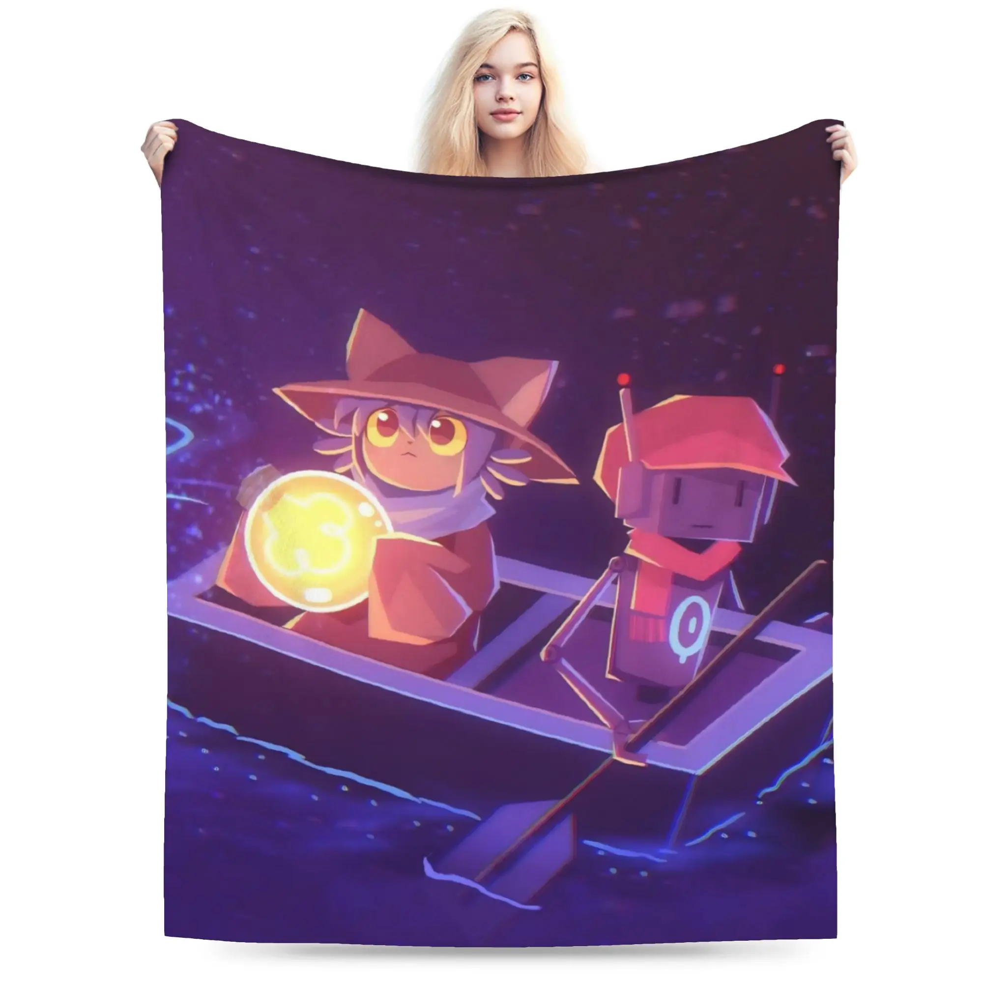 OneShots Niko Accessories Blanket Warm Cozy Fluffy  Throw Blankets for Bed 50x60 Inches Multi-size Throws And Blankets