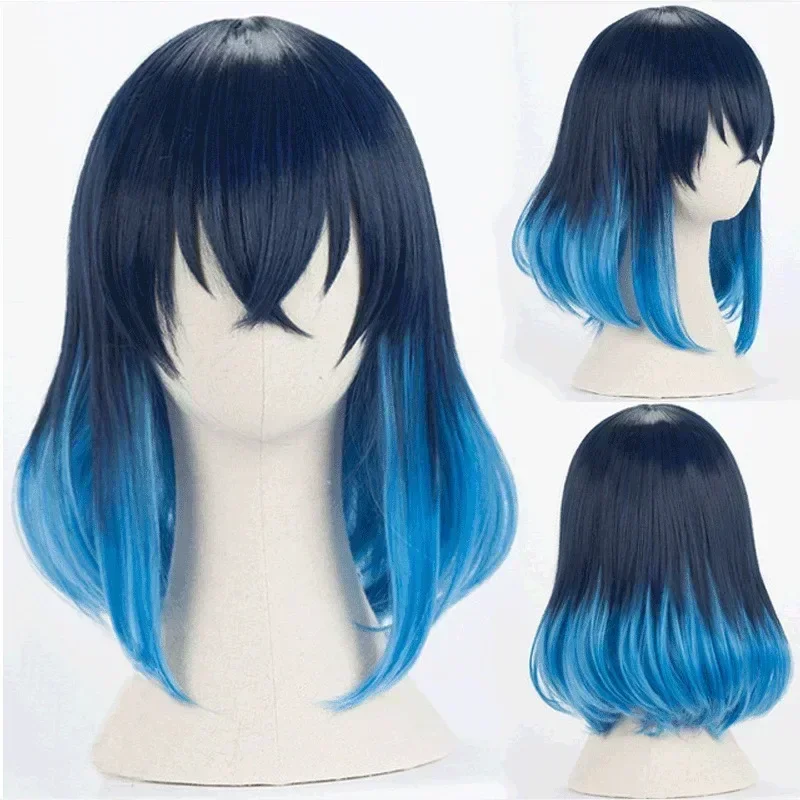 Anime Uzui Tengen Kochou Kanae Kamado Nezuko Kanroji Mitsuri Rui Hashibira Inosuke Sabito Cosplay Wig
