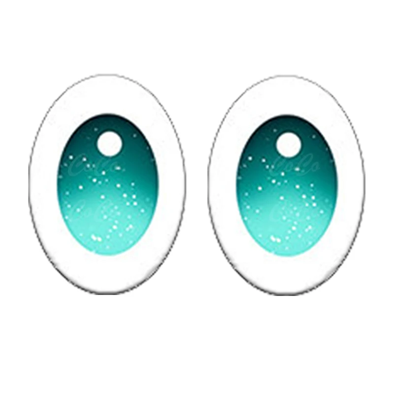 Cartoon Doll crystal Eye Gradient pupils 10x14mm/13x18mm/18x25mm Oval photo glass cabochon demo flat back Making findings