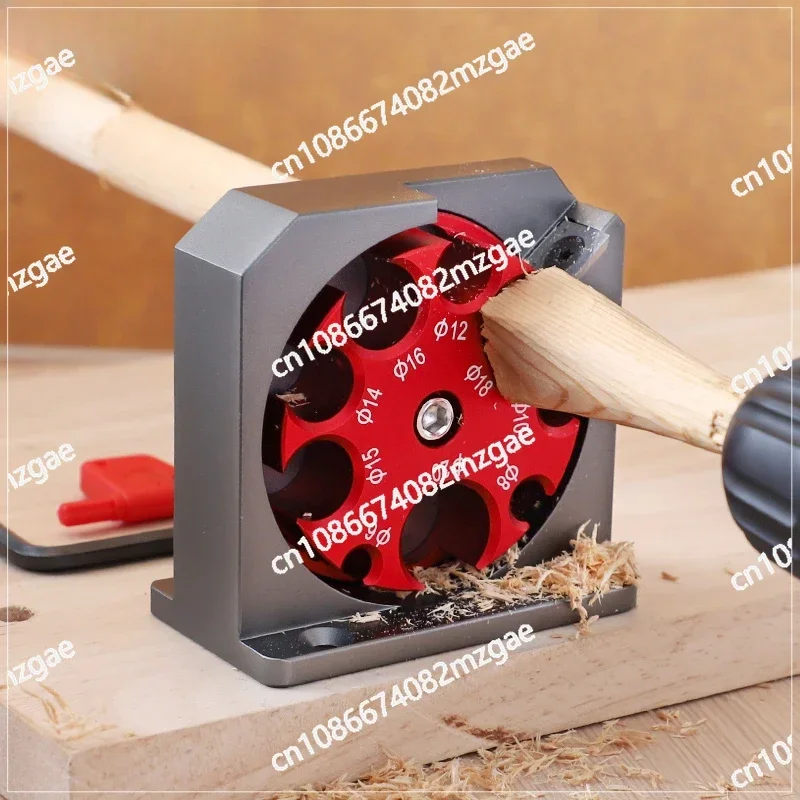 Stick Car Round Tool Square Bar Car Round Artifact Electric Drill Car Round Auxiliary Wood Tenon Production Accessories