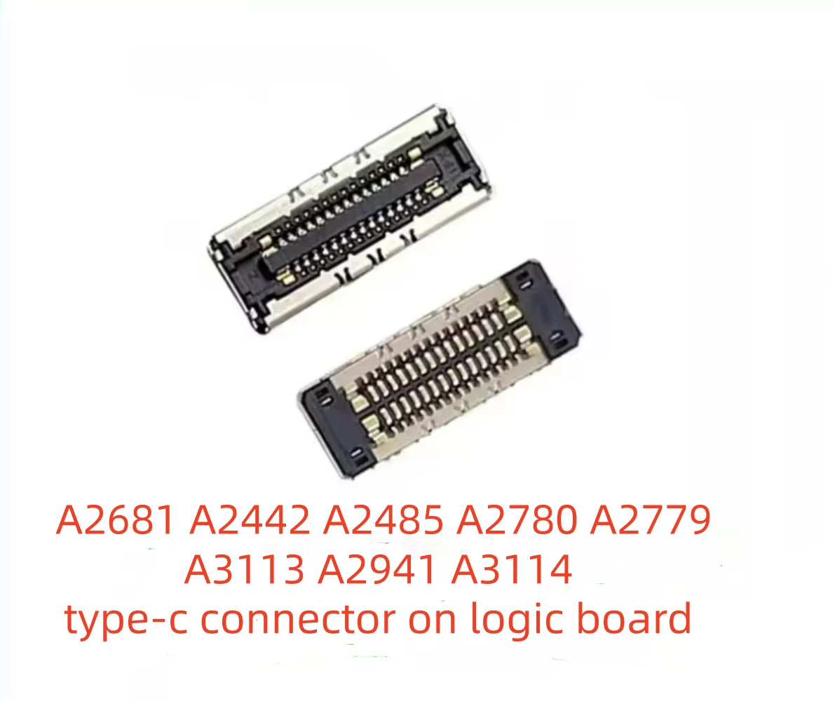 Conector de Puerto de Carga Tipo-C para Placa Base de Laptop MacBook Air Retina M2 A2681 A2941 A2442 A2485 A2779 A2780, Año 2022