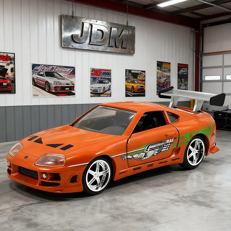 

JADA 1:32 Brian Supra Alloy Car Diecasts & Toy Vehicles Car Model Miniature Scale Model Car For Children