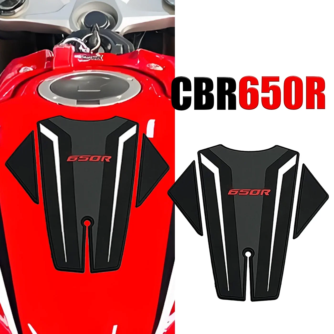 CBR650R Fit HONDA CBR650R Motorcycle New Rubber Anti slip Pad Fuel Tank Protection Sticker Decal adhesive 2021-2023