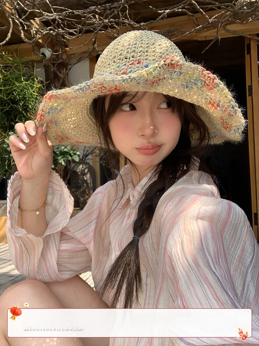 

Женский кардиган Horide Map Sweet Sle из тонкой шелковой ткани с эффектом мятой поверхности, в полоску, с длинными рукавами, солнцезащитный, верхняя одежда