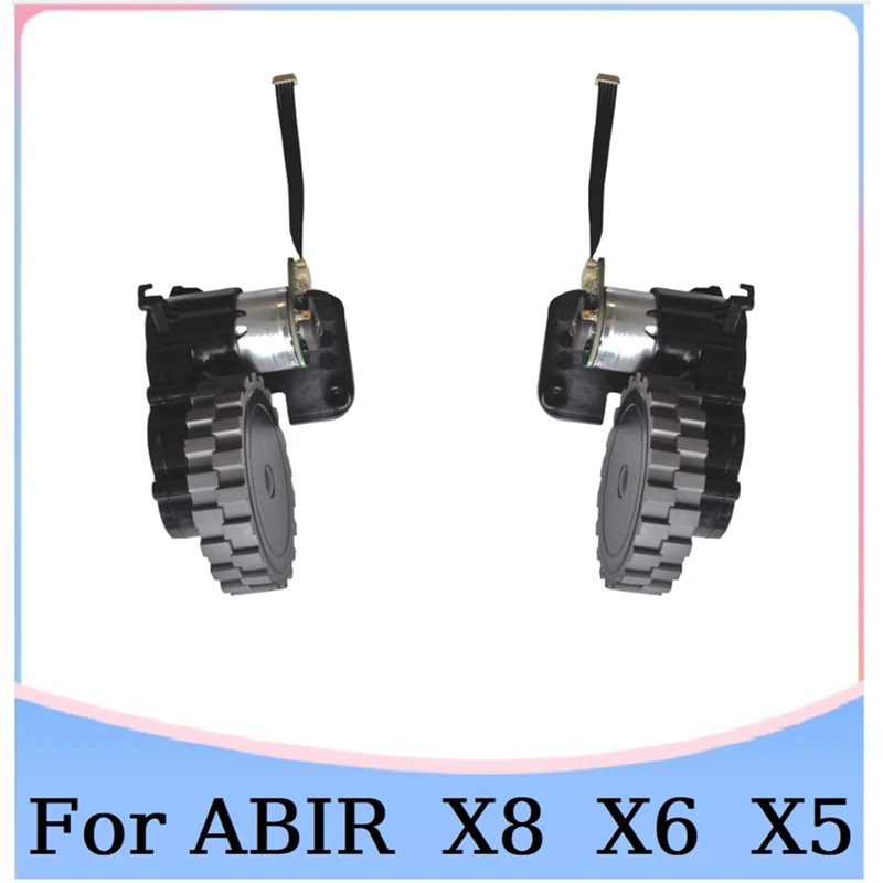 Replacement Wheel For ABIR X8 X6 X5 Robotic Vacuum Cleaner Parts Traveling Wheel Motor Assembly