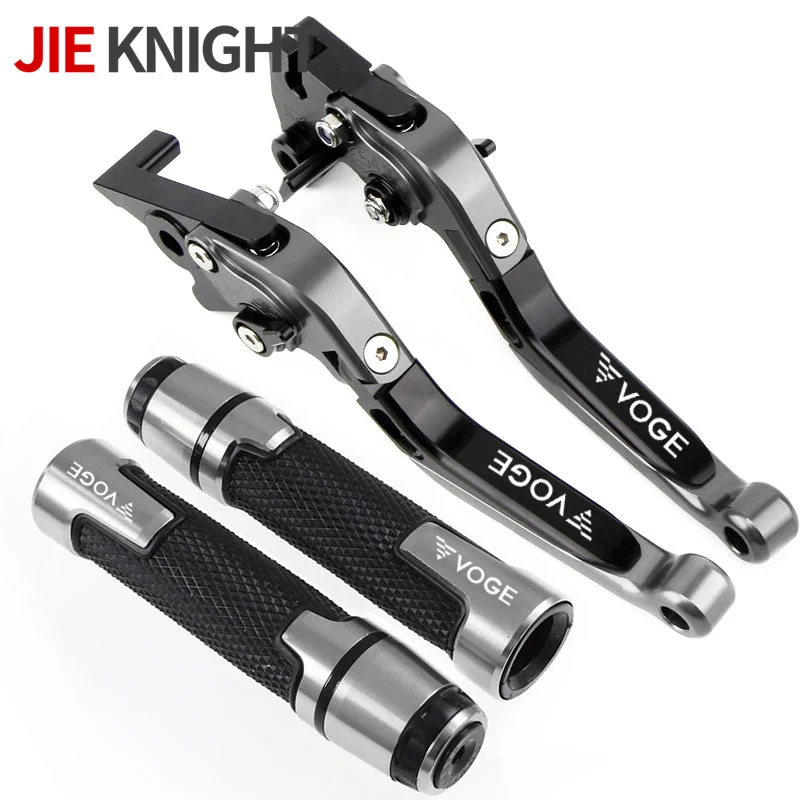 High Quality For LONCIN VOGE 300DS 300 DS Motorcycle Accessories Folding Extendable Brake Clutch Levers Handbar End Grips