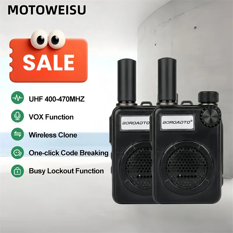 جهاز اتصال لاسلكي صغير USB شحن PMR/FRS راديو ثنائي الاتجاه ثنائي PTT طويل المدى محمول للاتصالات المكتبية في الفندق والمقهى