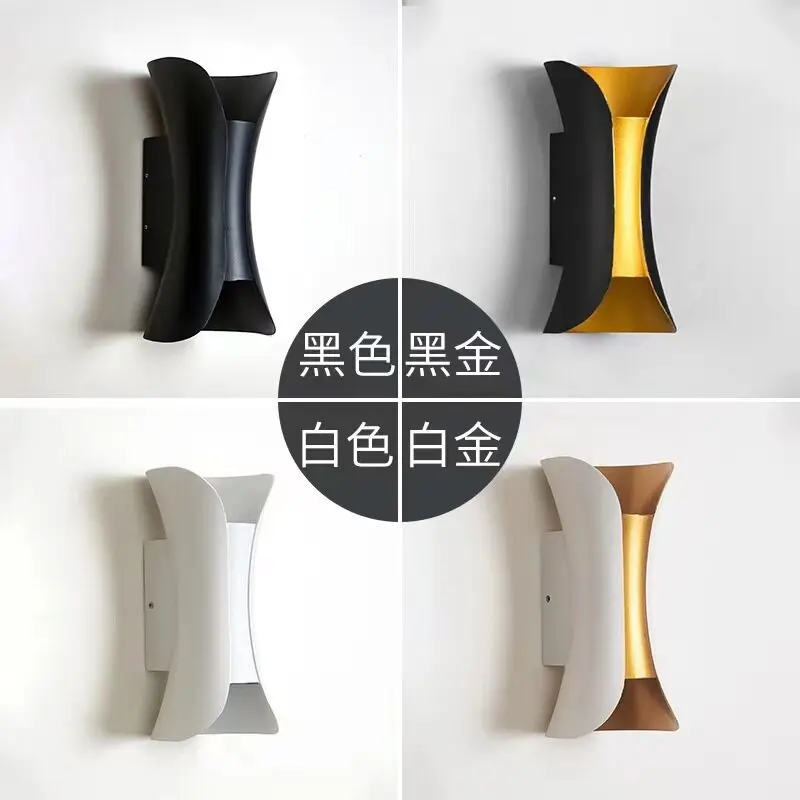 Light luxury outdoor waterproof wall lamp, simple living room, bedroom, hotel wall lamp