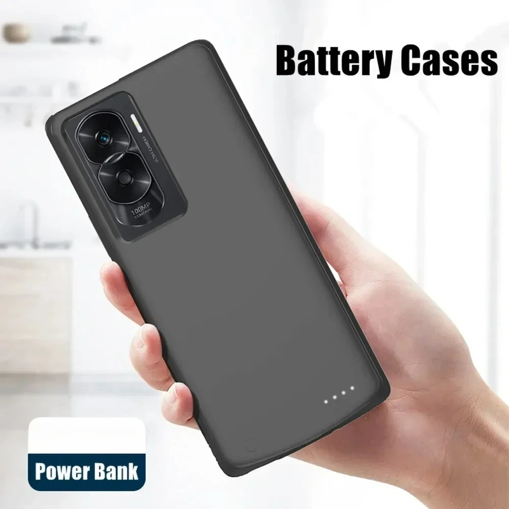 10000mAh for Honor X50i Battery Charger Case for Huawei Honor 50 Pro Power Bank Phone Cover Compatible Protective Case Battery