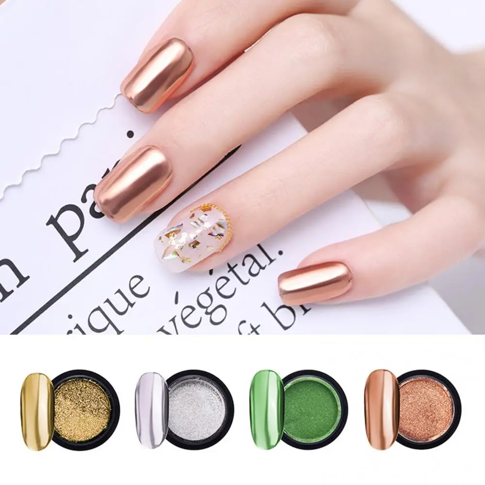 Fashion Women Beauty Shinning Mirror Chrome Effect Nail Art Dust Glitter Powder Nail accessories втирка для ногтей 2020