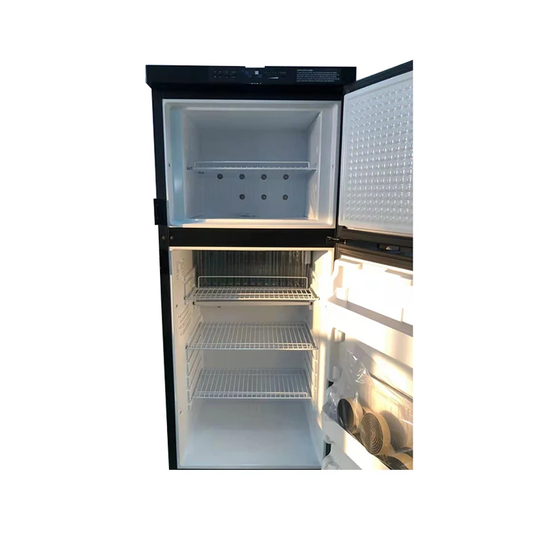 180L 12V RV Refrigerator Freezer Square RV Motorhome Camper Van Fridge Gas