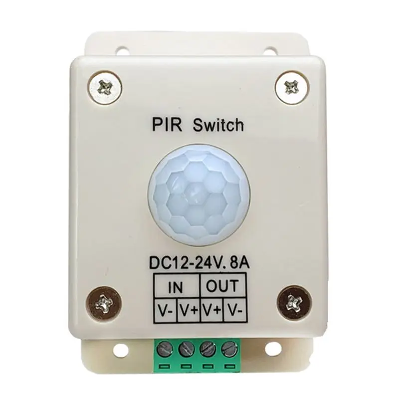 

Инфракрасный пластиковый датчик-выключатель ABHZ-Automatic DC 5V 12V 24V для светодиодных лент, лампочек и светильников