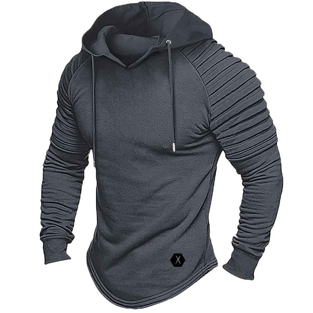 

Men's Comfy Fashion Shirt Pullover Full Sleeve Hooded Hoodies Long Sleeve Loose Shirt Muscle Outdoor Slim Beach