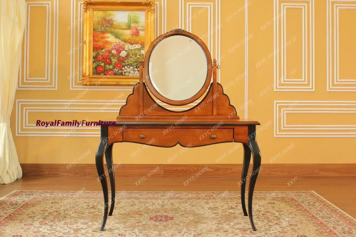 

HMJA Furniture, Master Bedroom Furniture, Dressing Table With Mirror, Dressing Table AB Color