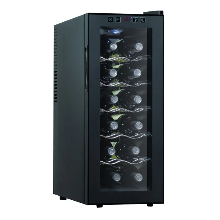 70L نوعية جيدة التحكم في الرطوبة الحرارية خزانة النبيذ الكهربائية الثلاجة النبيذ برودة للشريط