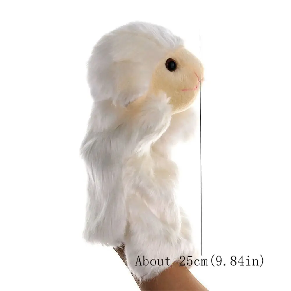 Éducation précoce mouton Animal marionnette à main loup main animaux en peluche doux dessin animé bébé