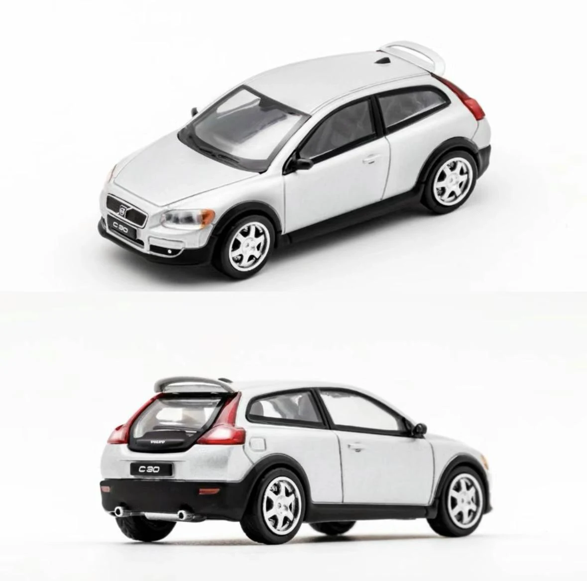 1/64 Volvos C30 SUV Alloy Car Model Diecast Metal Toy Classic Car Vehicles Model Miniature Scale Simulation Collection Kids Gift