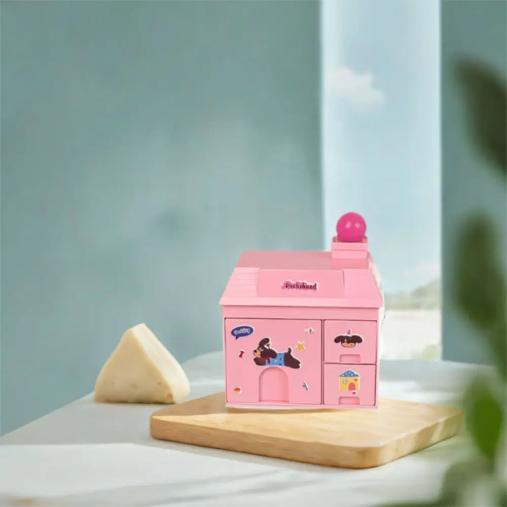 Schreibwaren Abnehmbare Kleine Haus Stift Halter Kunststoff Kawaii Desktop Lagerung Box Platzsparende Schreibtisch Kleinigkeiten Container Büro