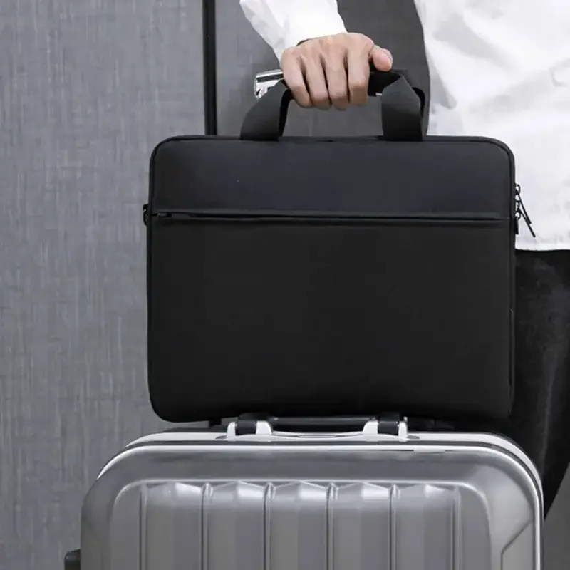 Borsa per laptop da 13/14/15,6 pollici Custodia antiurto di alta qualità Tasca interna di grande capacità Borsa con tracolla singola