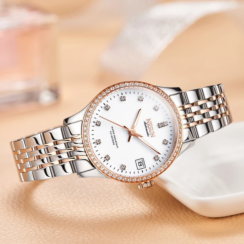 Nesun presente masculino relógio mecânico relógio mecânico automático relógio mecânico feminino presente do dia dos namorados pulsowa