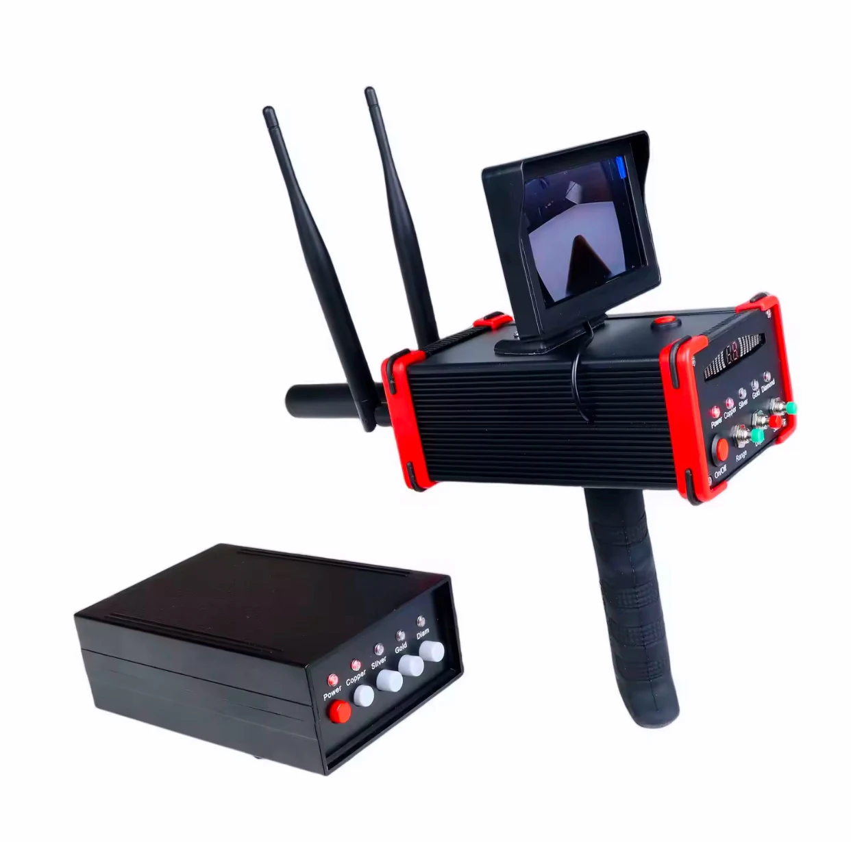 New Version 3D GR LCD Long Range Gold Silver Gemstone Diamond Detector With Large Screen and 20m in Depth