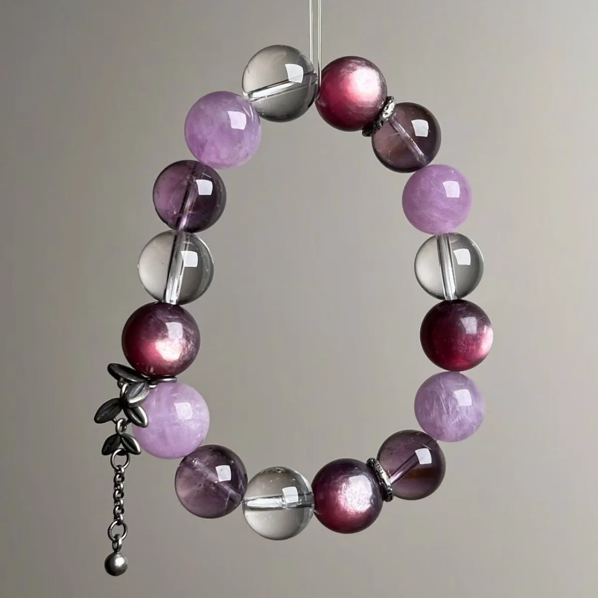 Natural Crystal Bracelet, Women's Amethyst Bracelet, Light Luxury Fashion for Girlfriends