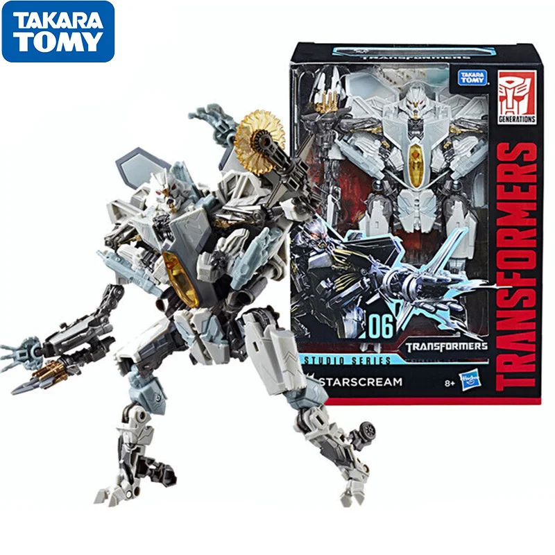 

In Stock Hasbro Official Transformers Studio Series Starscream Voyager SS06 Figure Robot Anime Action Model Collectible Toys