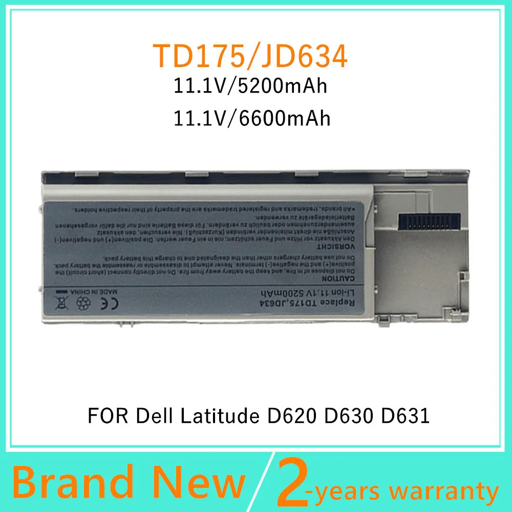 

GD775 Laptop battery For Dell Latitude D620 D630 D630c D631 JD610 For Precision M2300 GD776 GD787 JD775 JD605 JD606 JD616