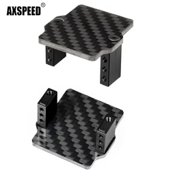 AXSPEED Carbon Fiber Servo Mount Plate Bracket For 1/18 Granite Grom 1/14 Mojave Grom Mega 380 RC Car Upgrade Parts